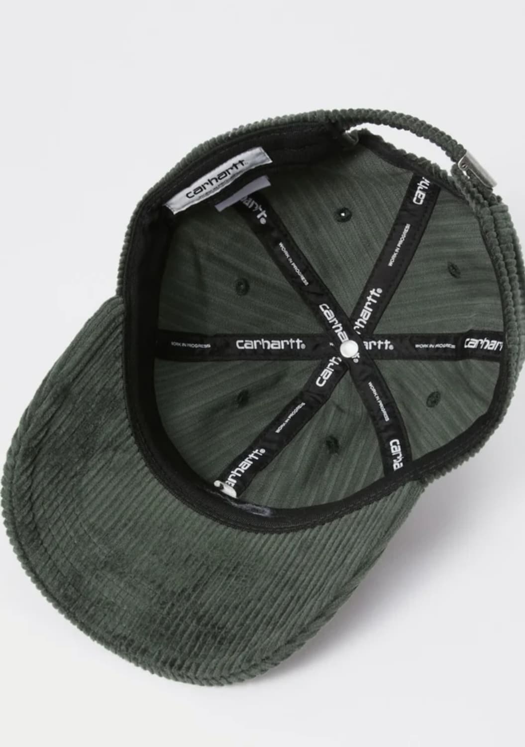 칼하트윕 코듀로이 볼캡 다크그린 상품이미지3