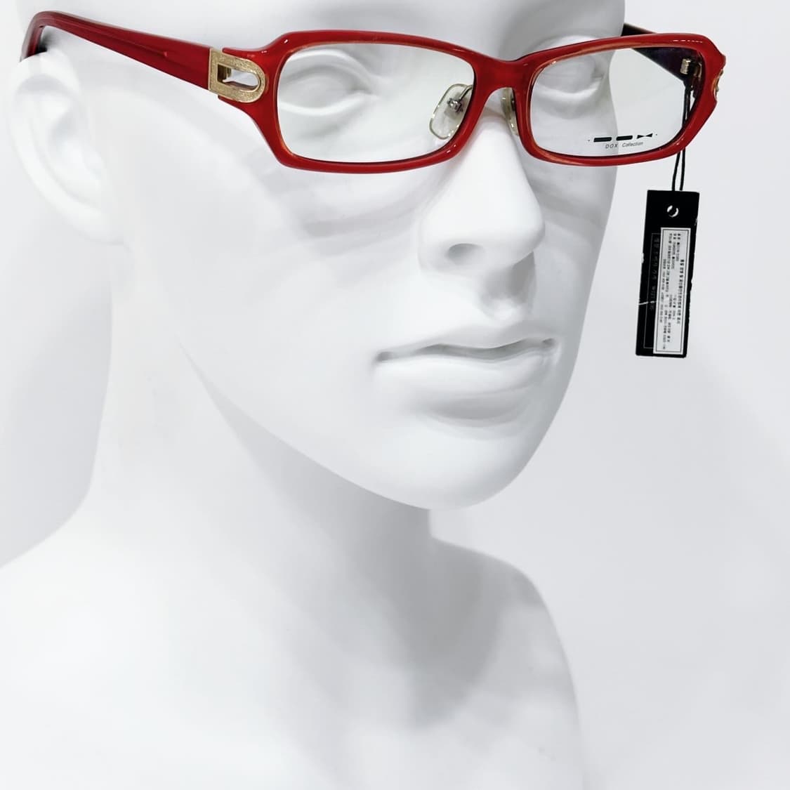 DOX 레드 뿔테 데드스탁 빈티지안경 상품이미지6