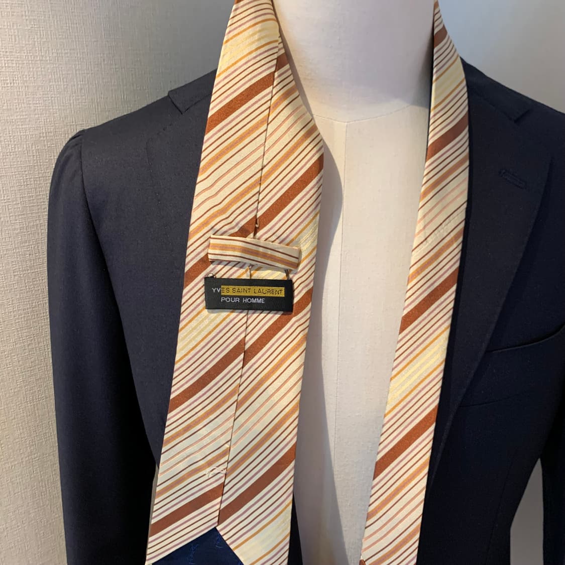 입생로랑(YSL) 스트라이프 넥타이 명품 100실크 A+등급 상품이미지2