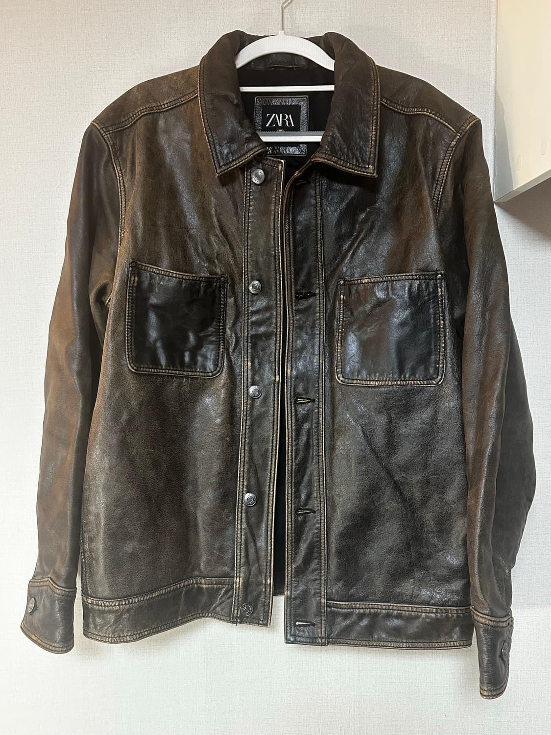 Zara 레더 자켓 상품이미지1