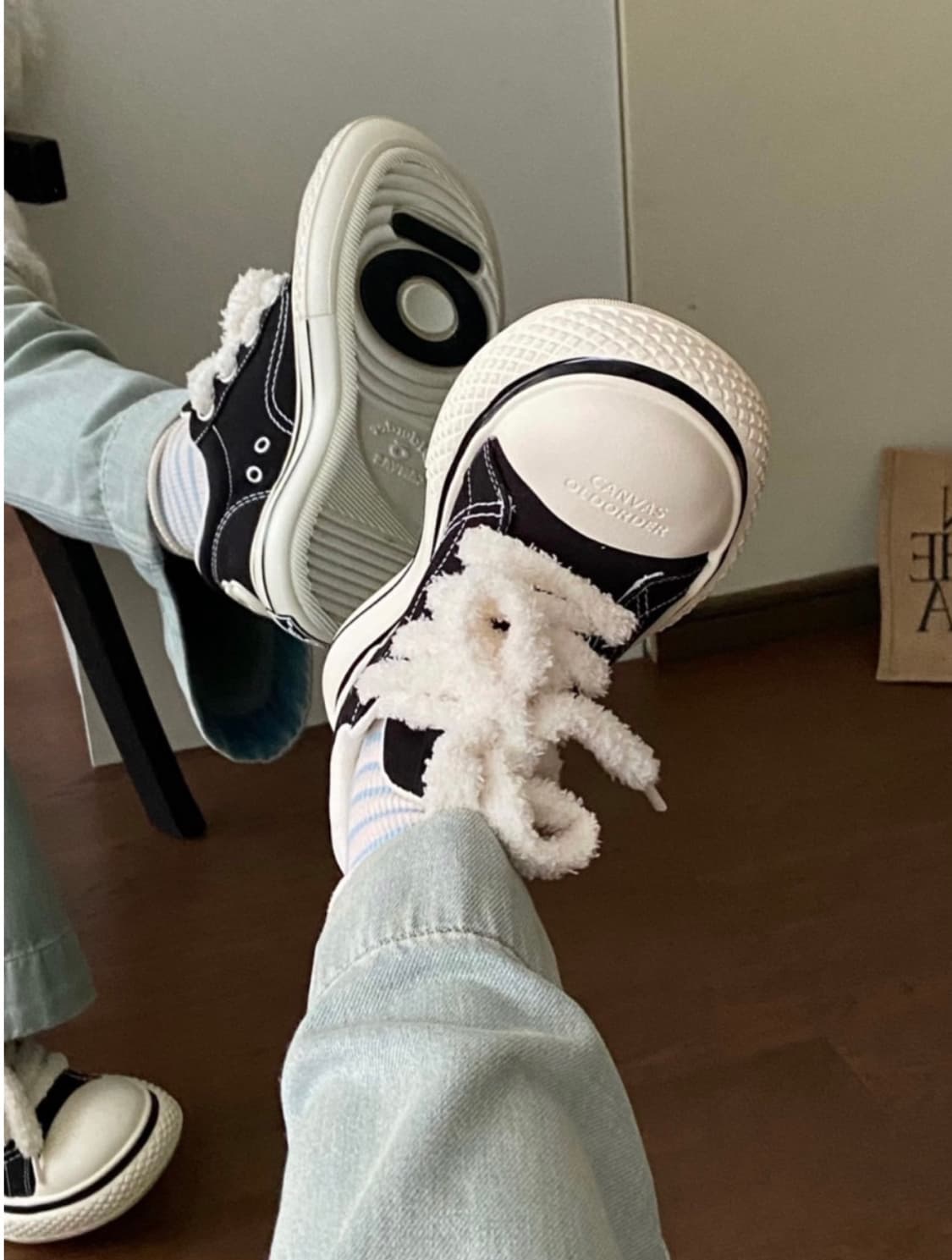 올드오더 빅헤드 컨버스 스니커즈 블랙 상품이미지1