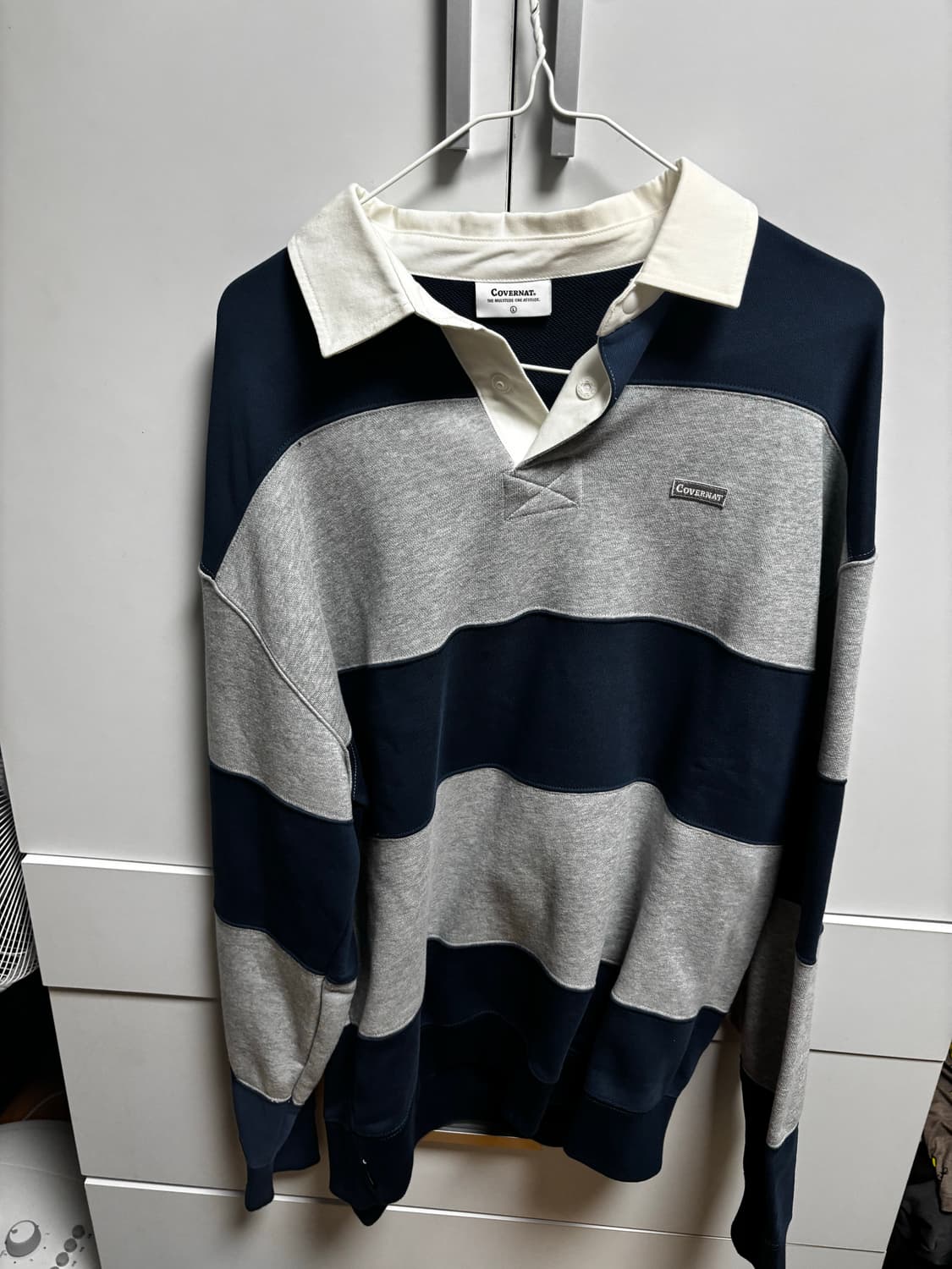 커버낫 스트라이프 럭비티 상품이미지1