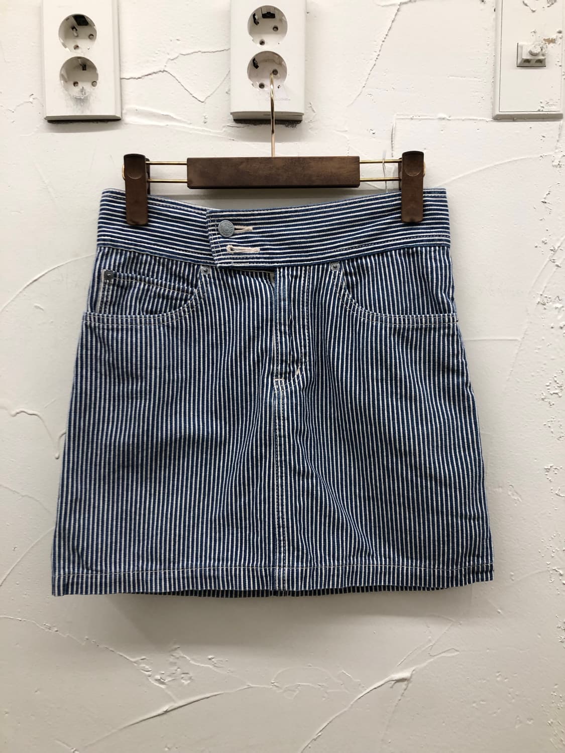 히스테릭 글래머 스트라이프 스커트 상품이미지1