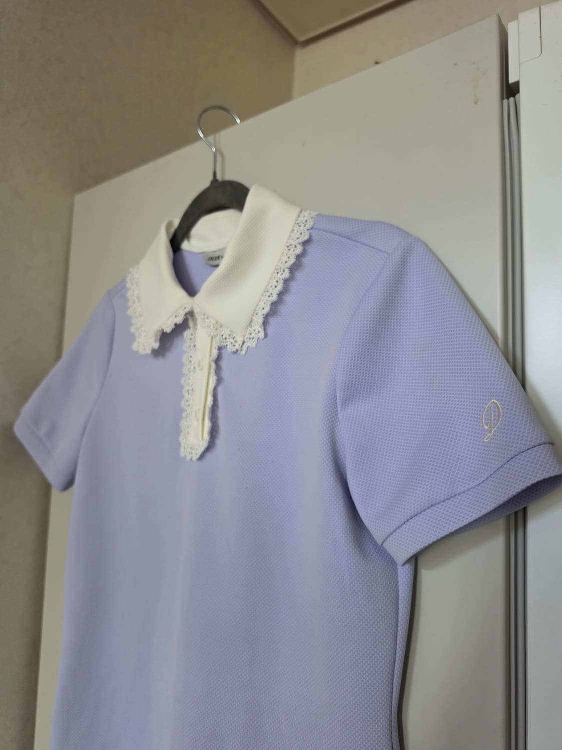 앤디앤뎁 레이스 카라 반팔 티셔츠 상품이미지2