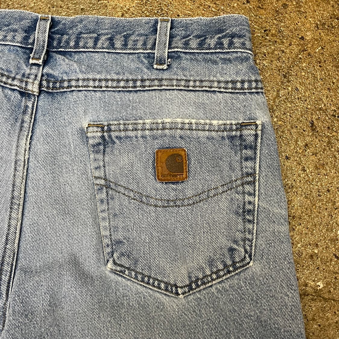 미국 빈티지 칼하트 연청 데님 청바지 상품이미지6