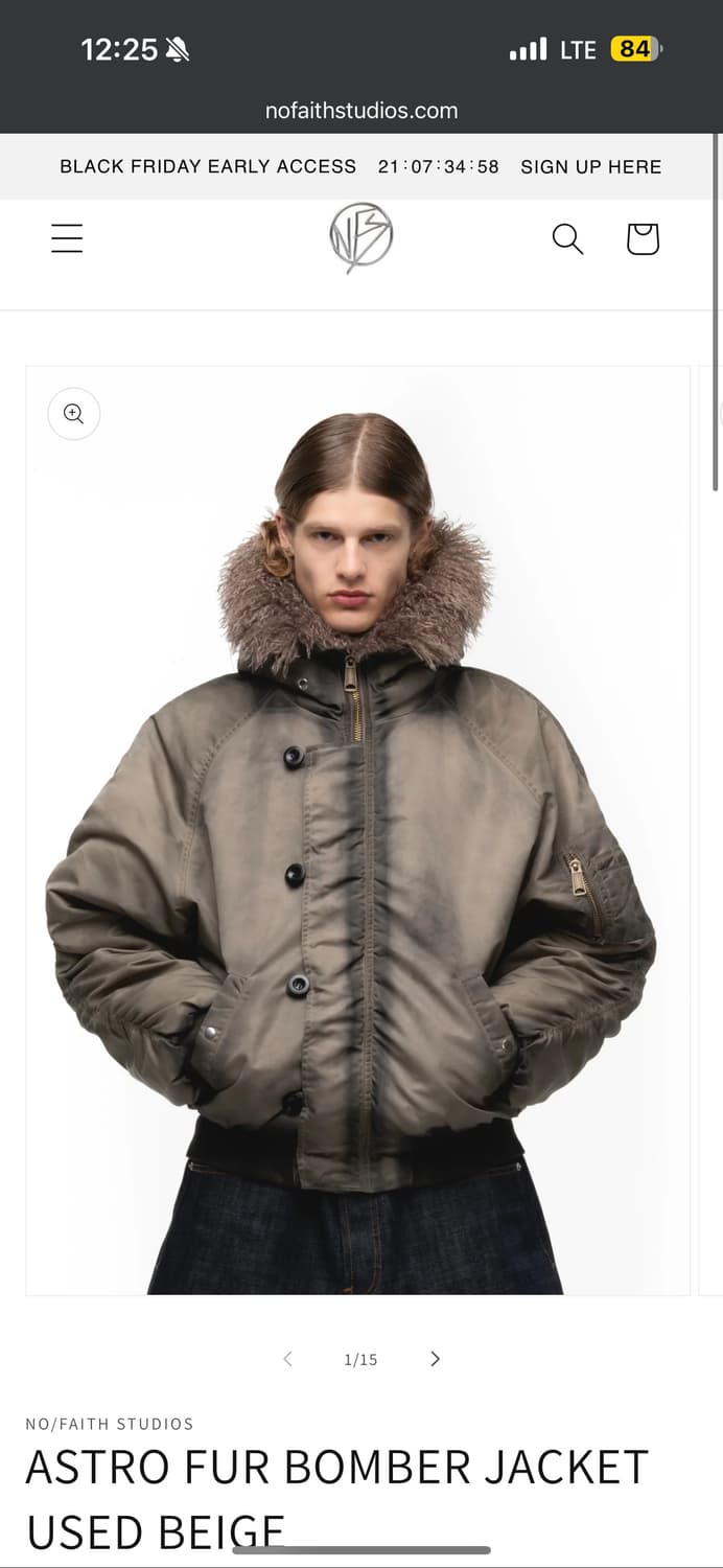 [M] 노페이스스튜디오 아스트로 퍼 봄버 자켓 n2b 상품이미지1