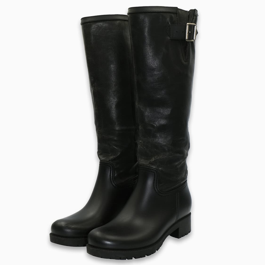 MM6 메종 마틴 마르지엘라 버클 니하이 레인부츠 38(240)사이즈  상품이미지1