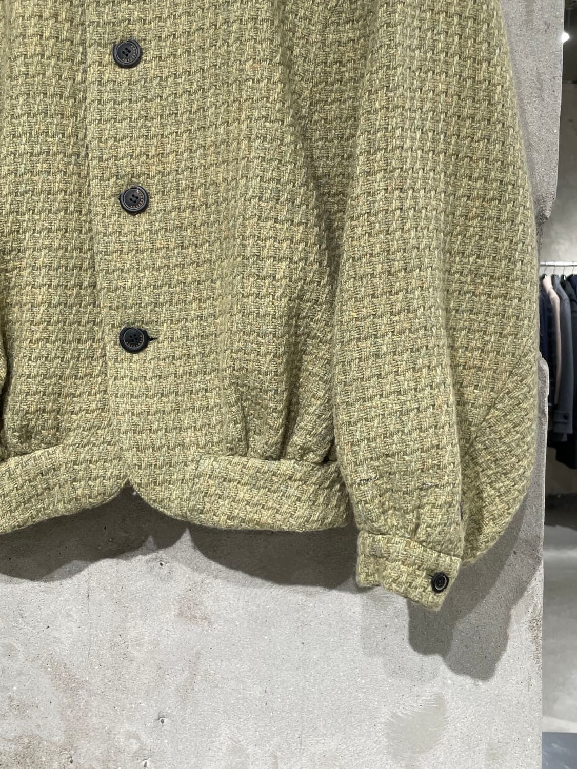 아더에러 그린 아테 트위드 블루종 자켓 상품이미지5