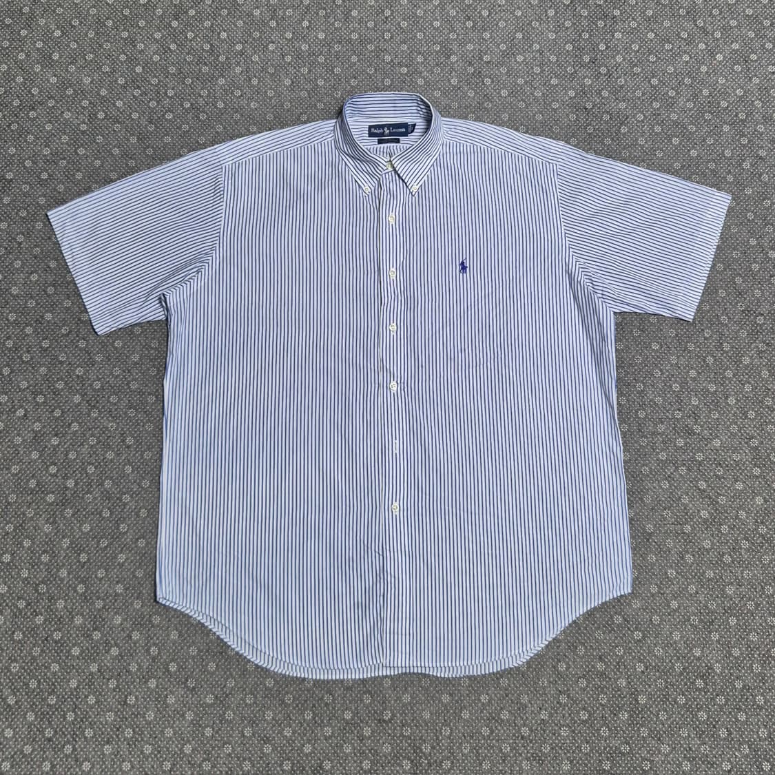 [L]폴로 박스핏 블레이크 블루 스트라이프 -507 상품이미지1