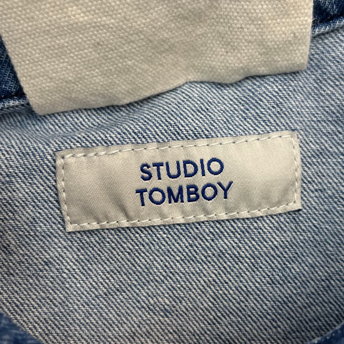 24년 스튜디오톰보이 데님 원피스 (ONE SIZE) 상품이미지4