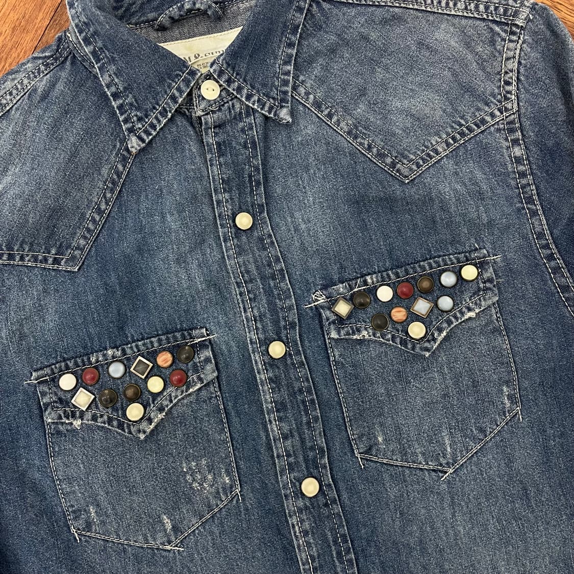 폴로 데님앤서플라이 웨스턴 데님 셔츠 상품이미지3