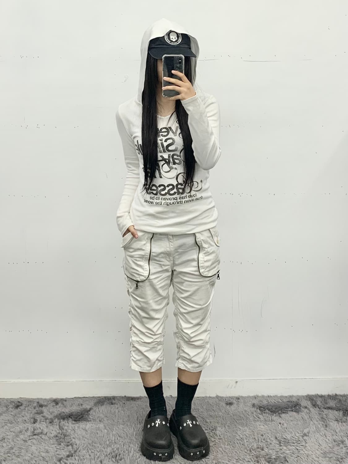 재패니즈 글리터 후드 롱슬리브  상품이미지2