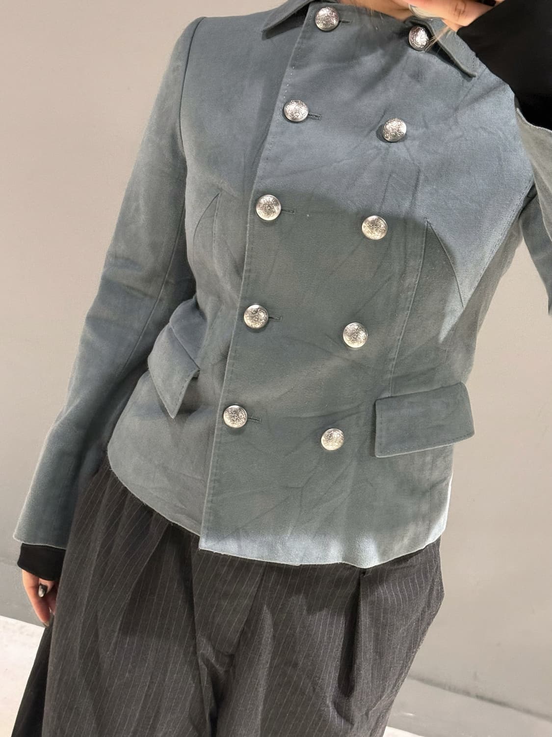 Lanvin double button suede jacket 상품이미지3