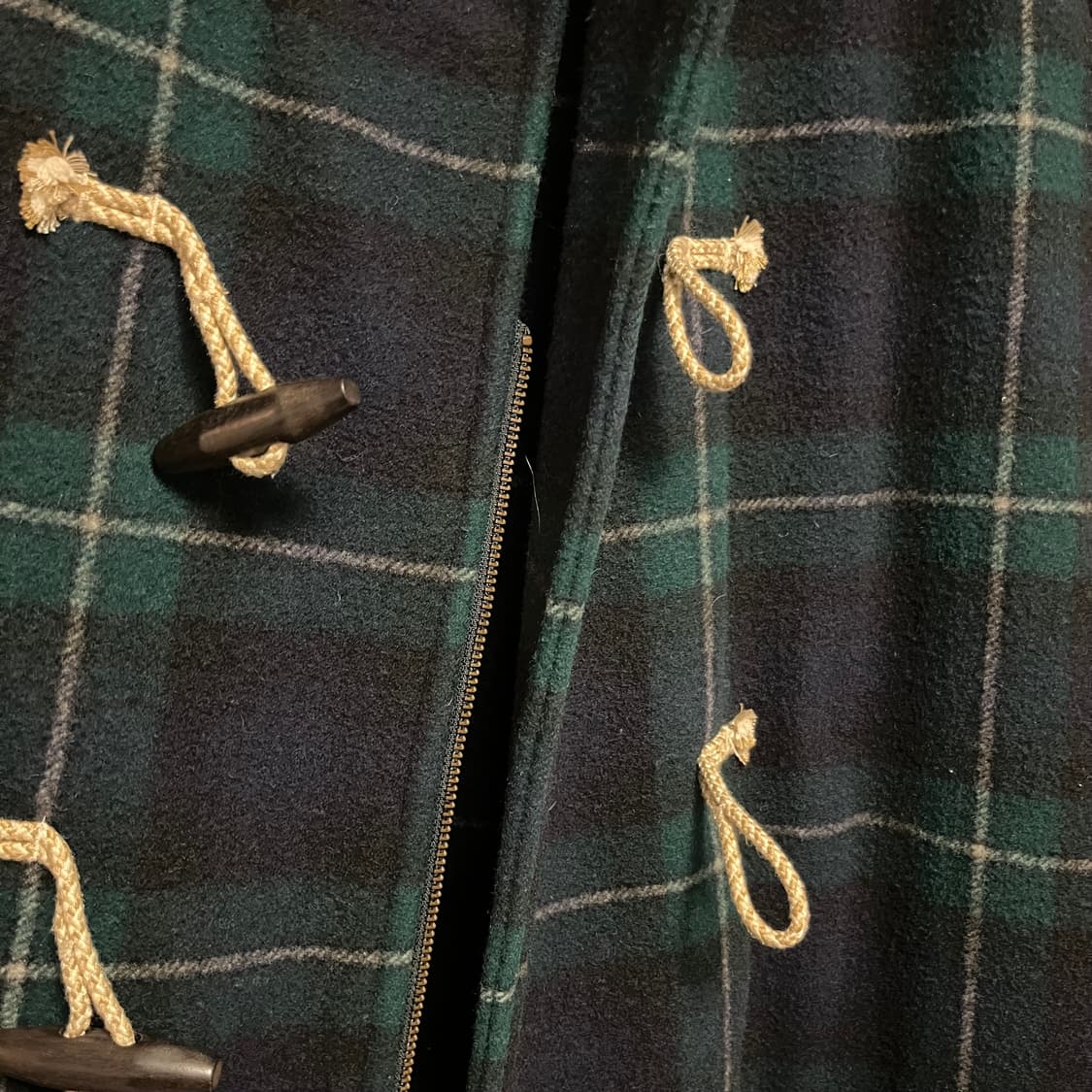 00's tartan check duffle coat  상품이미지4