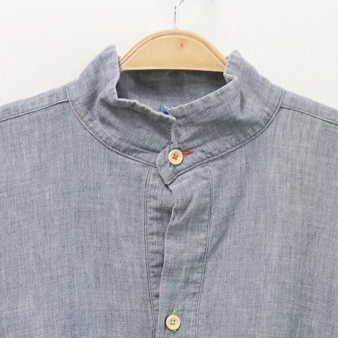 45RPM  데님 헨리넥 셔츠 61981 상품이미지3