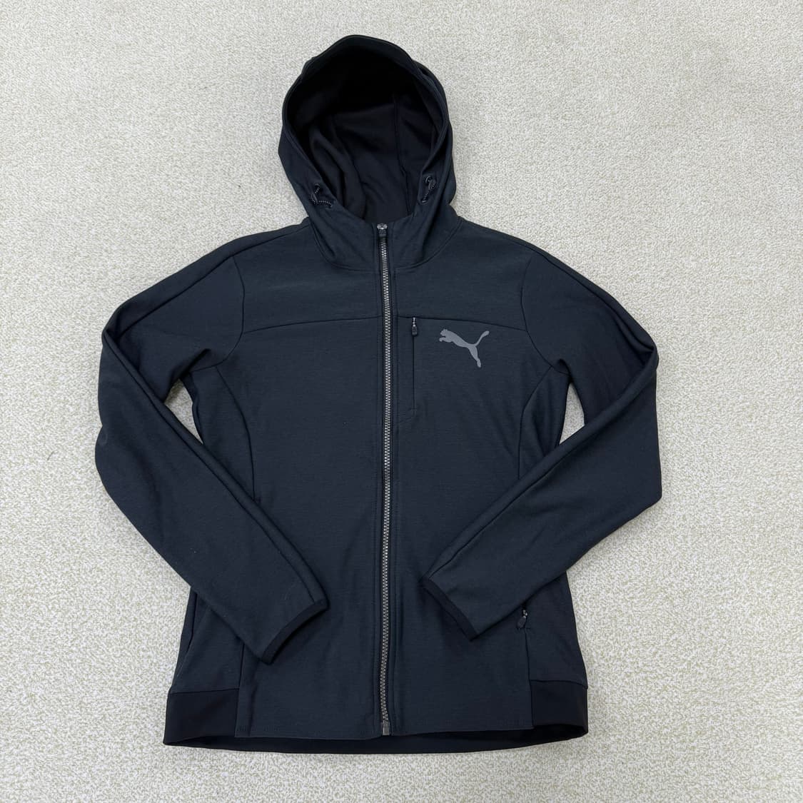 [M] 푸마 폴리 블랙 후드집업 1231T1 상품이미지1