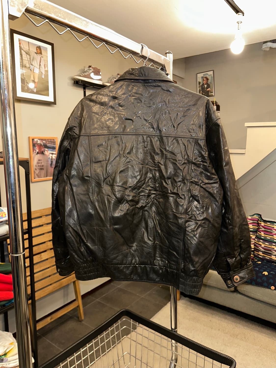 90’s London Fog genuine leather jacket 상품이미지9