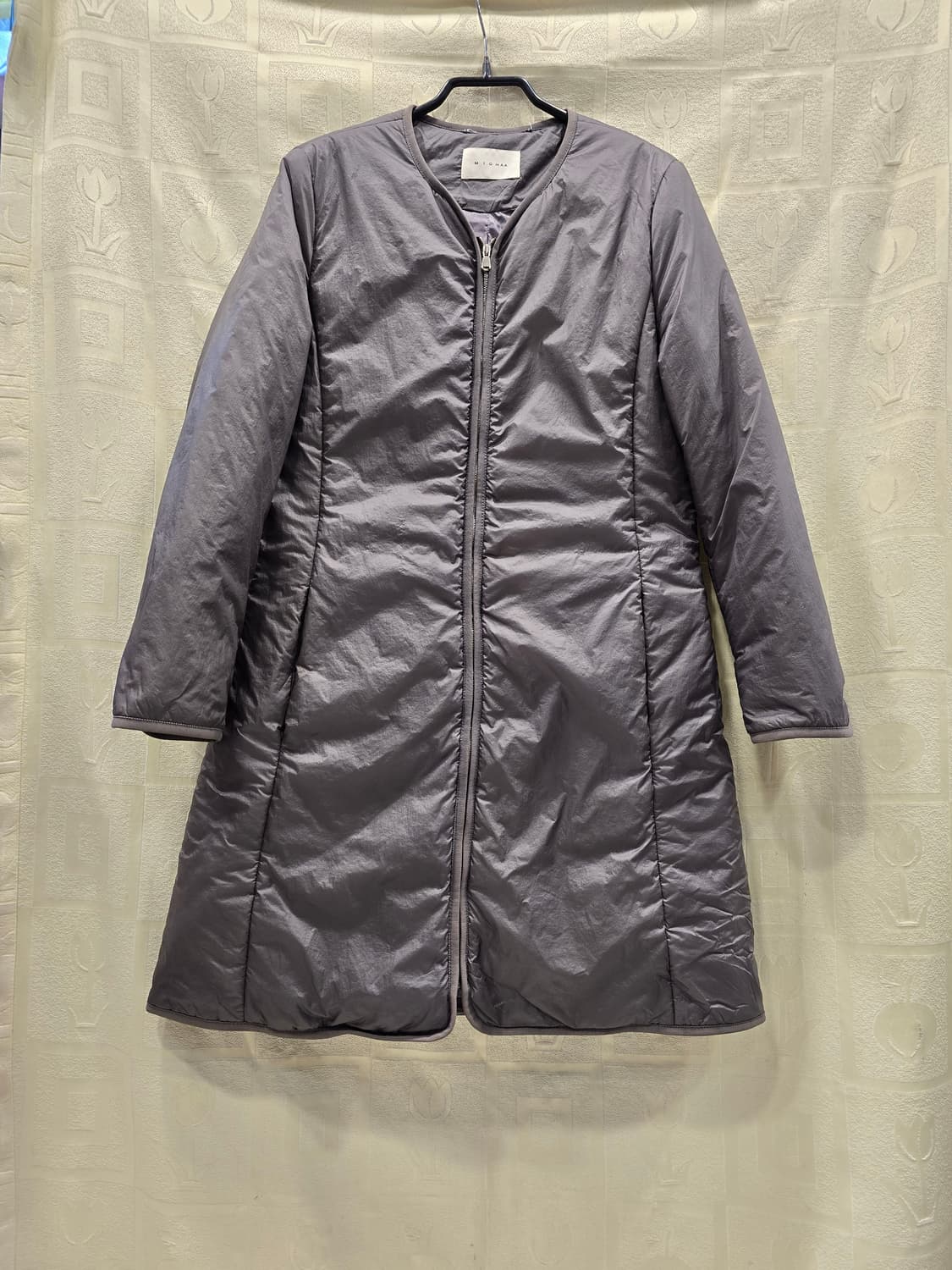 미샤 MICHAA 퀼팅 경량패딩 롱코트 66~77 상품이미지1