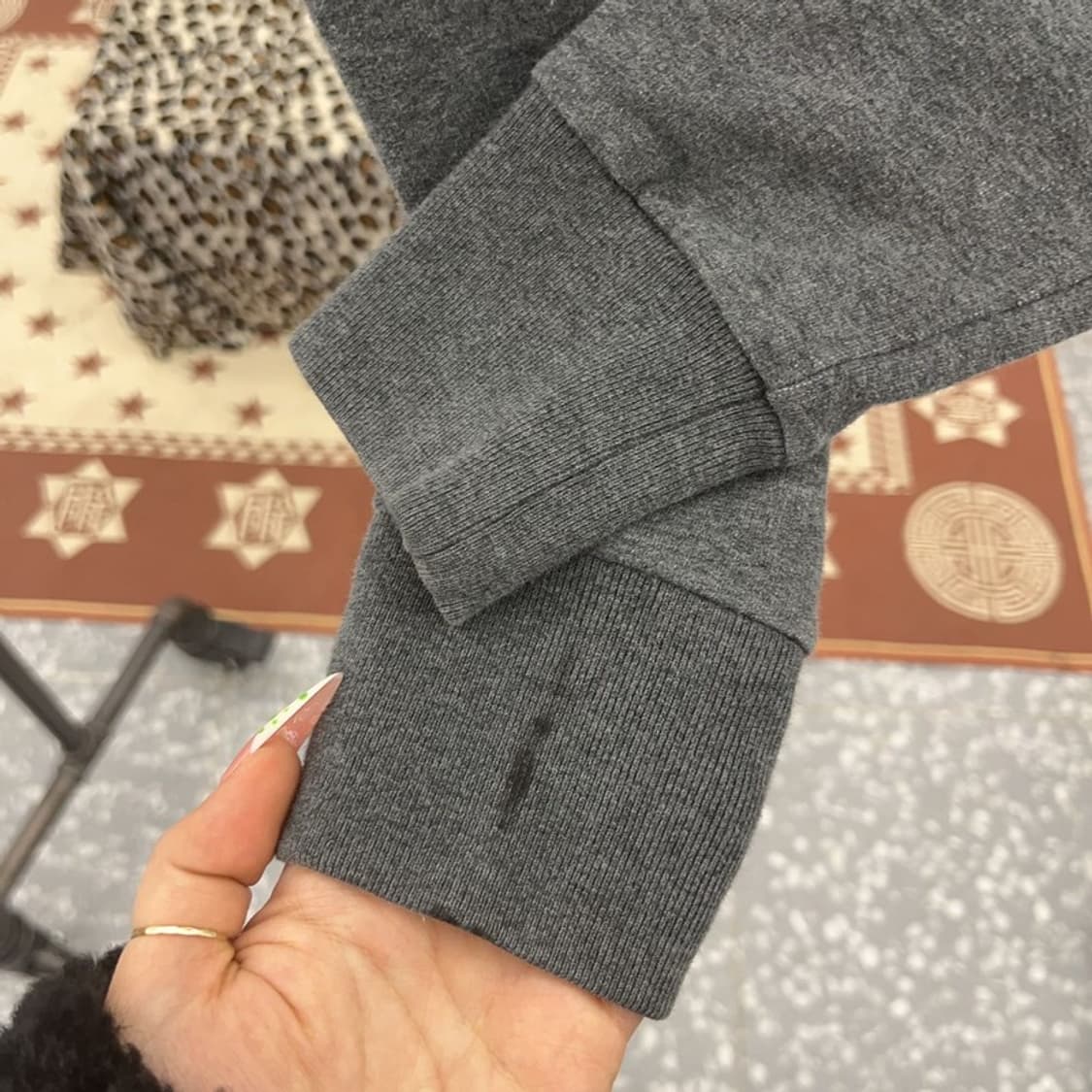 아디다스 Y2K 큐빅패치 슬림핏 약기모 후드집업 85 C09053 상품이미지7