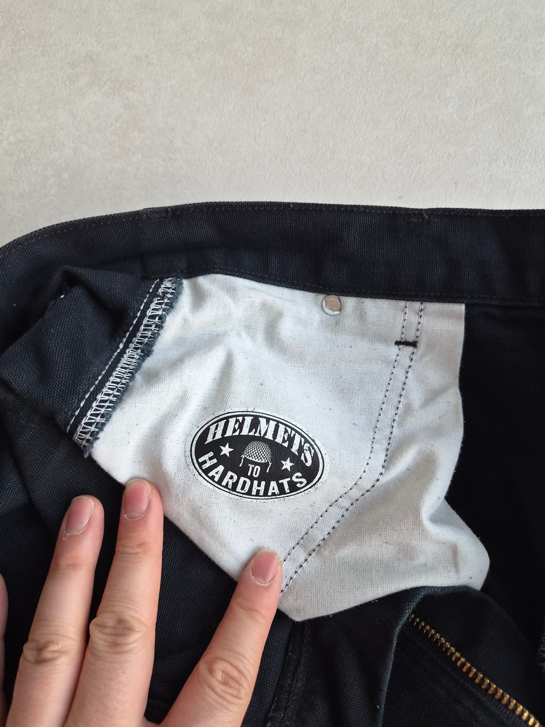 칼하트 B01 더블니 블랙 34x30 황금사이즈 상품이미지6