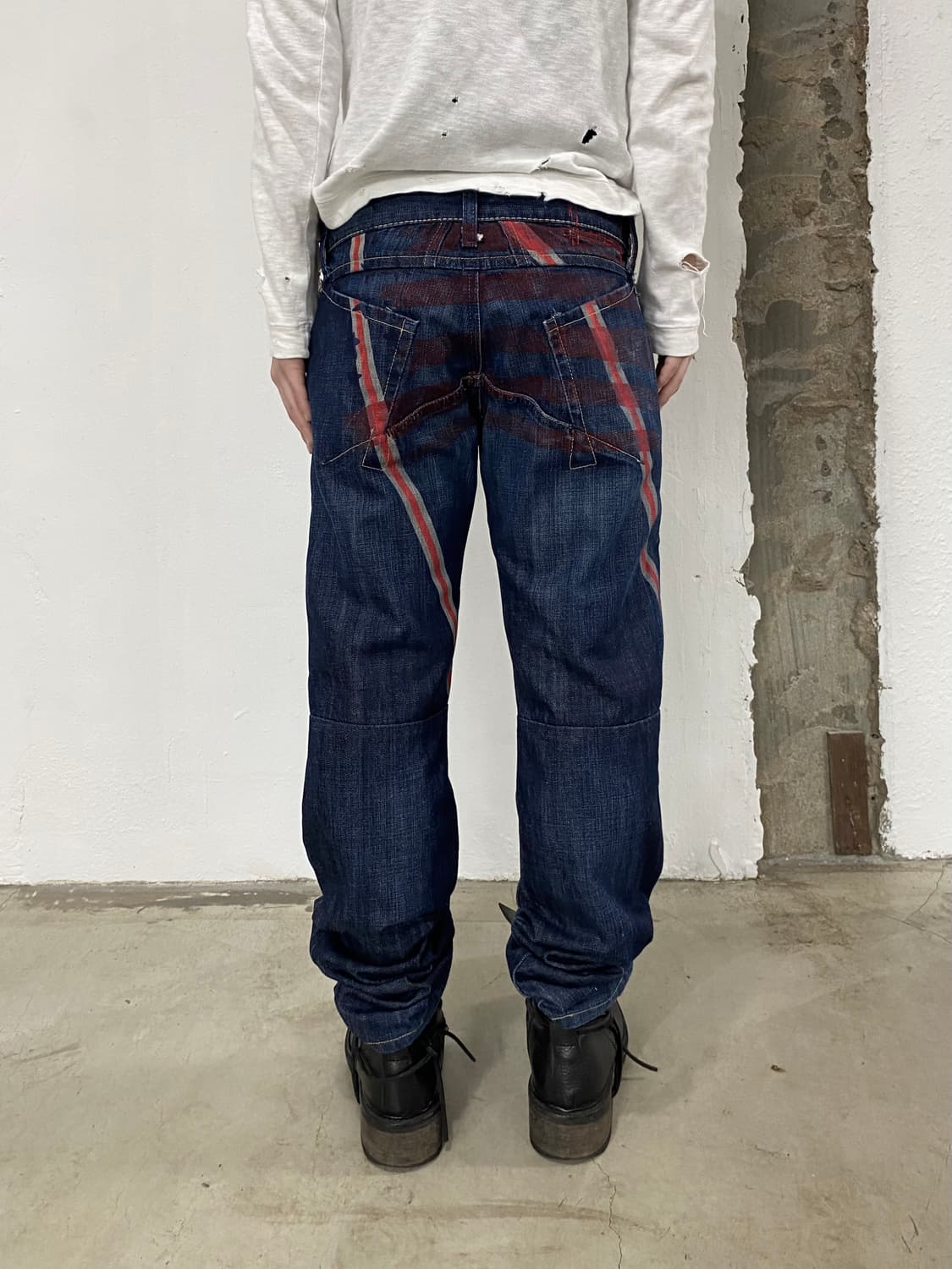 마리떼 프랑소와 저버 아메리칸 플래그 데님 팬츠 상품이미지1