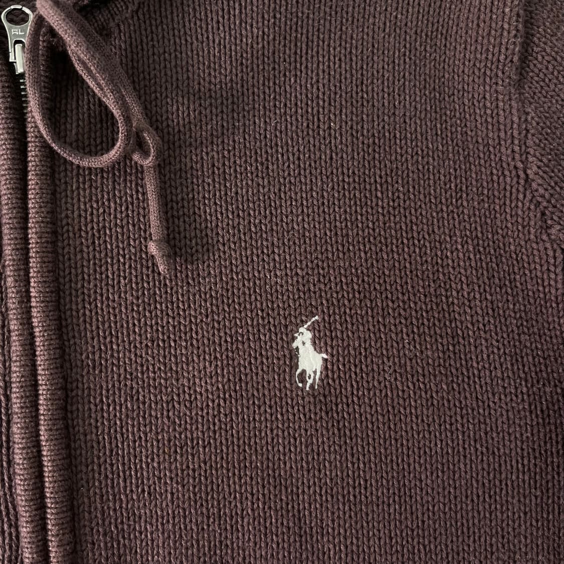 W 95 폴로랄프로렌 스몰포니 니트 후드집업 상품이미지3