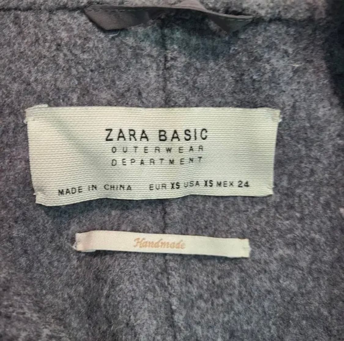 자라 베이직 울 후드 코트 상품이미지3