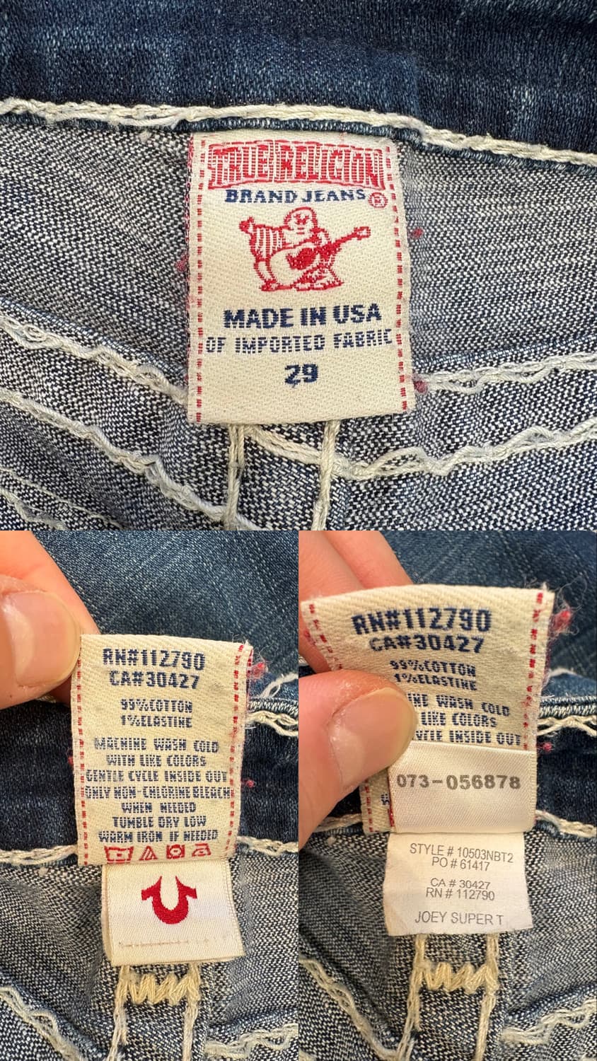 트루릴리젼 조이 슈퍼 T 부츠컷 데님팬츠 상품이미지10