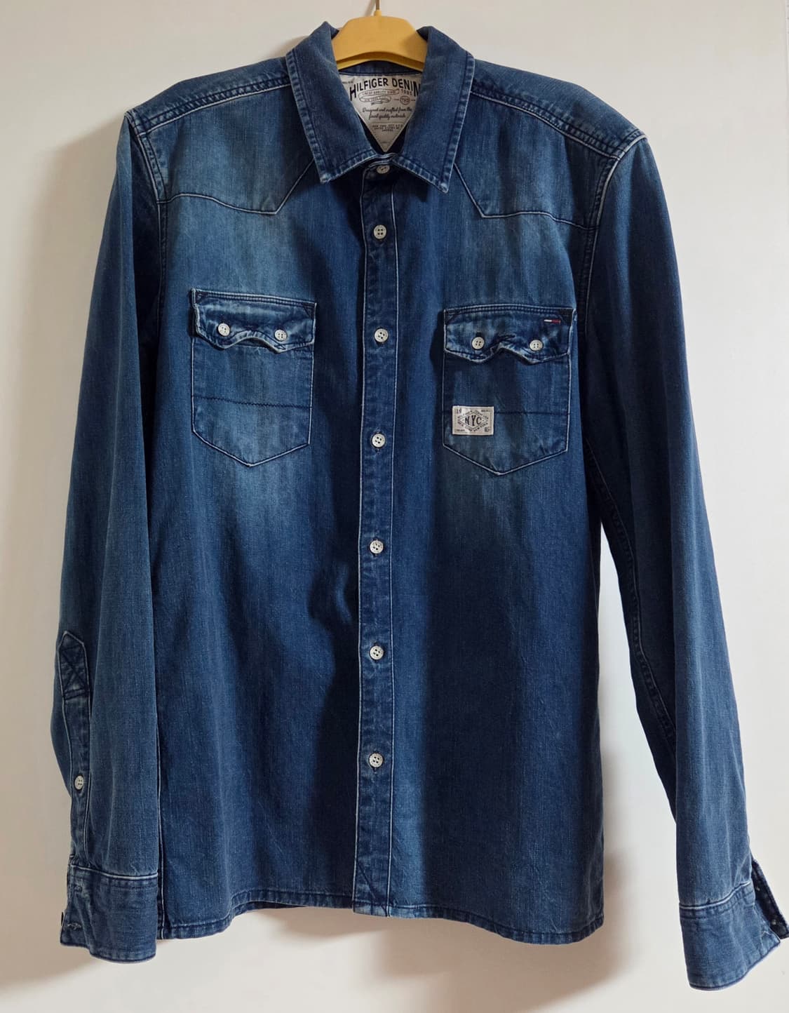 타미힐피거 데님 셔츠 상품이미지1