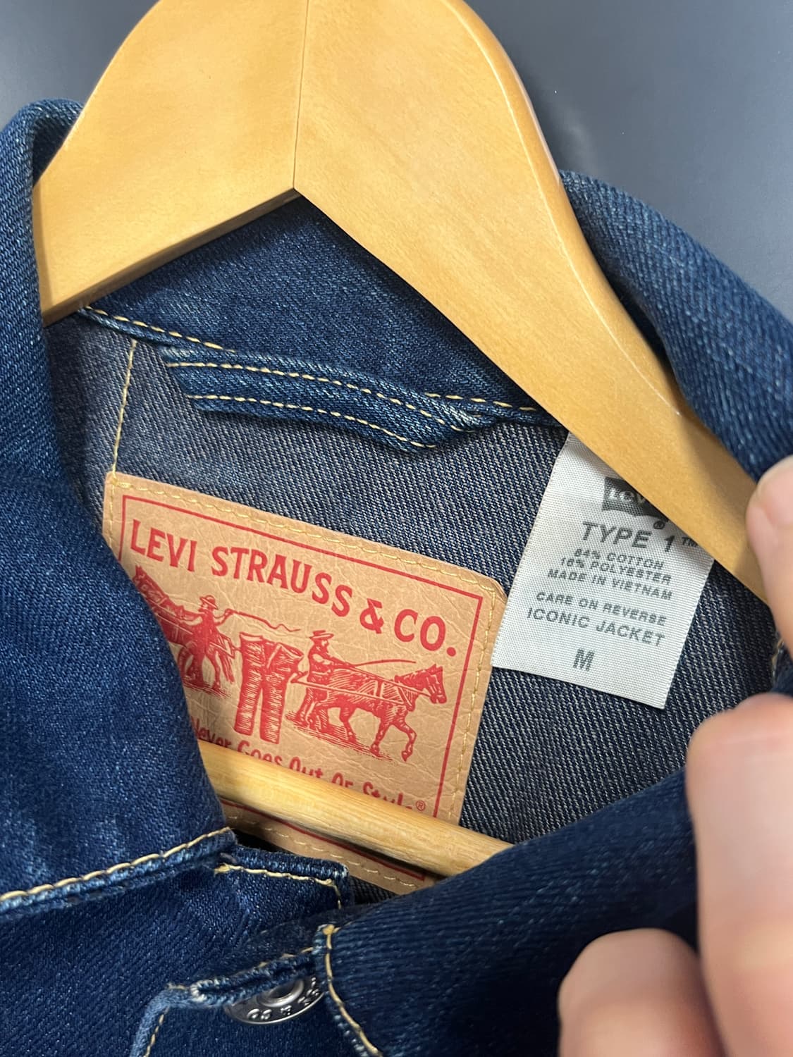 Levis 리바이스 type1 데님 트러커 자켓 상품이미지5