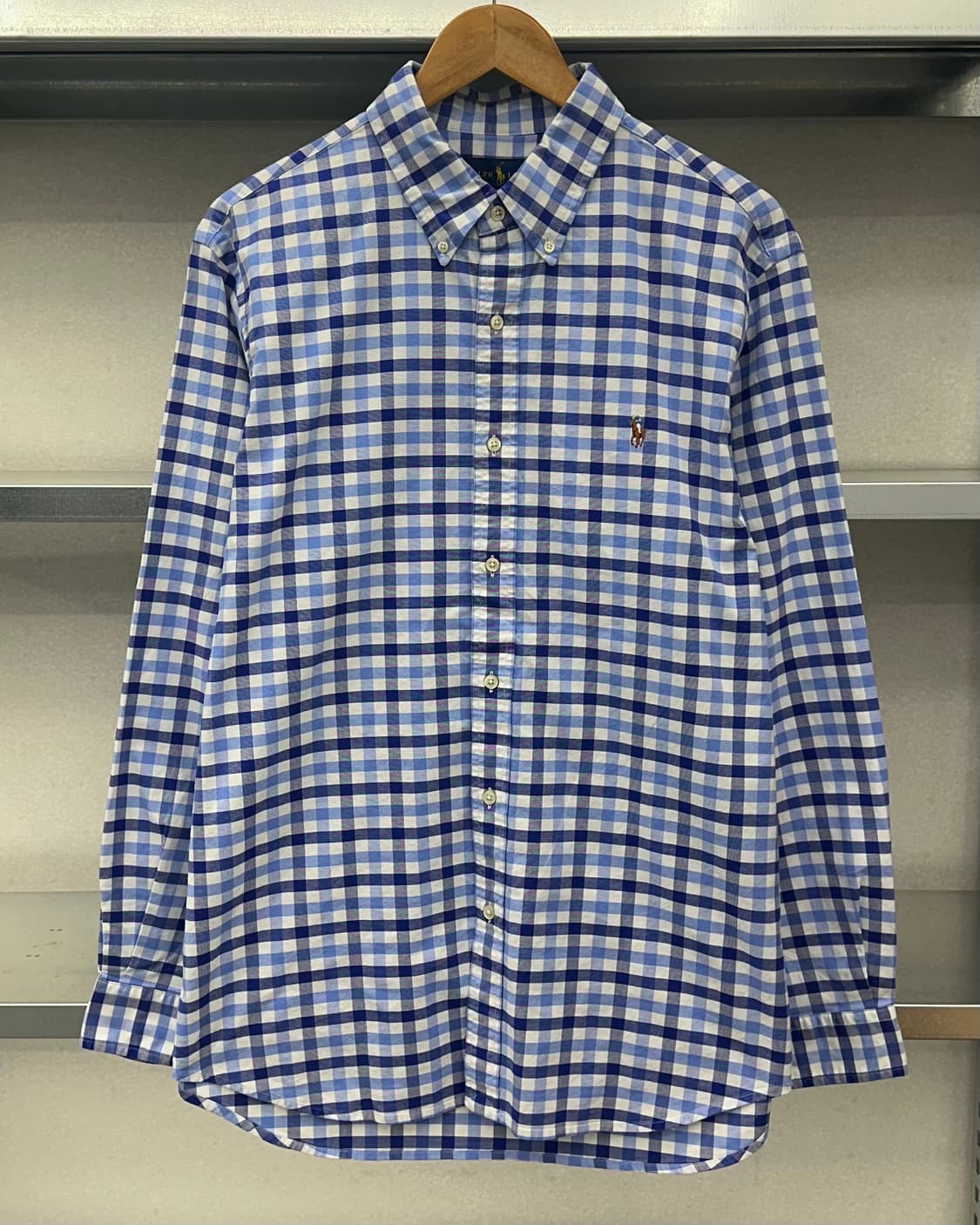 (XL)폴로 체크 셔츠-M862 상품이미지1