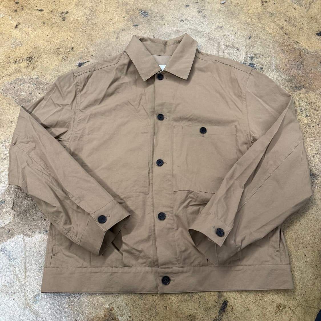 [정품/M] 아트 이프 액츠 브라운 셔츠 자켓 b16 상품이미지2