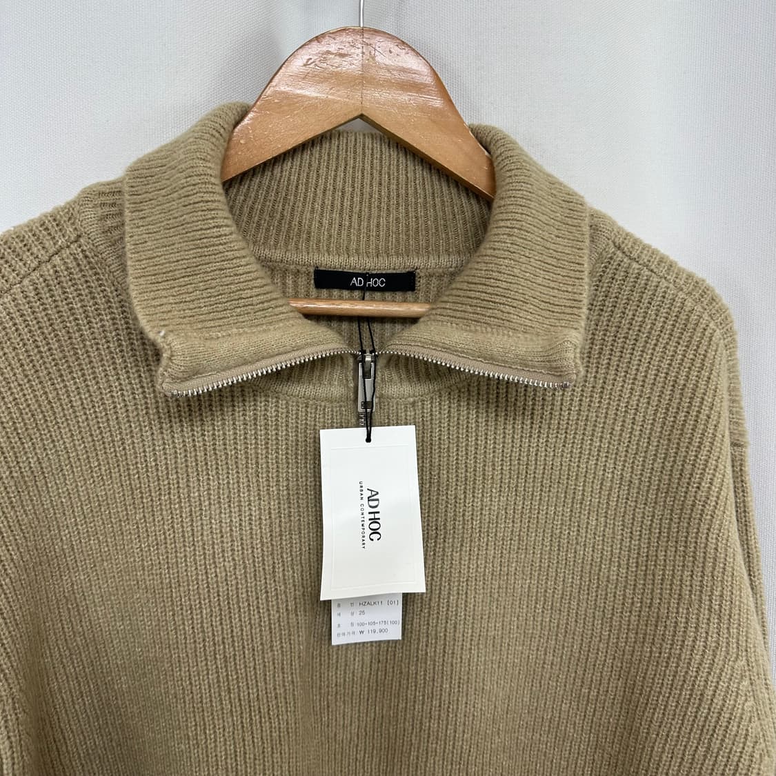 ADHOC 남자 폴라 니트티 (미착용새제품) 100  상품이미지3