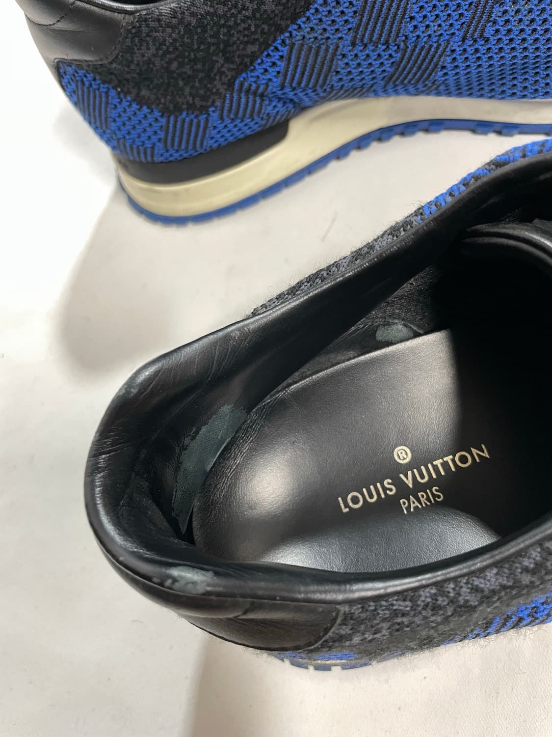 루이비통 런어웨이 다미에 블루 스니커즈  상품이미지7