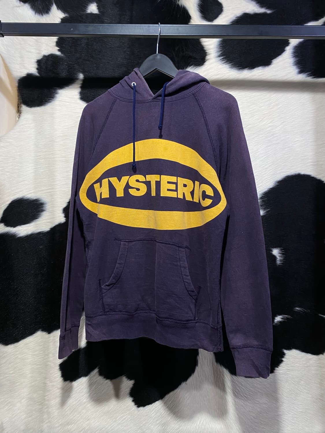 Hysteric Glamour 로고 프린팅 퍼플 후드티 상품이미지2