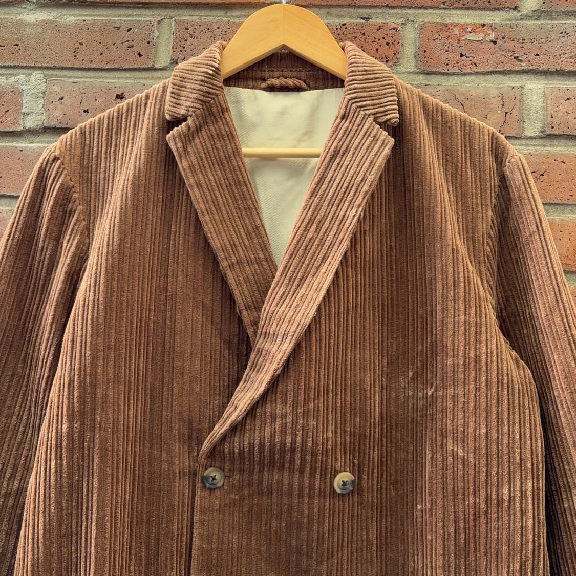 자라 코듀로이 더블 브레스티드 자켓 (터키 생산) 상품이미지4