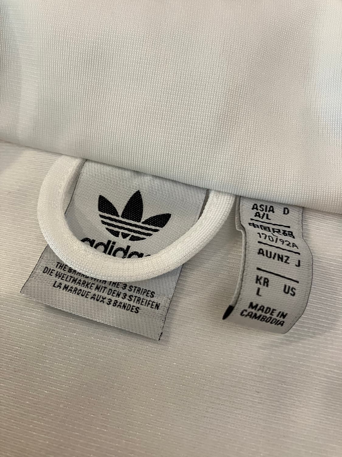 아디다스 파이어버드 배지 트랙탑 져지 화이트 상품이미지4