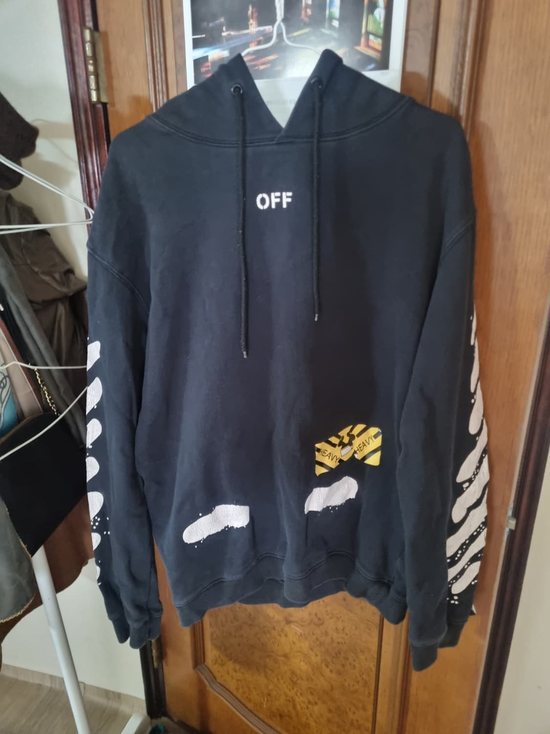 오프화이트  후드티.  M/L 상품이미지2