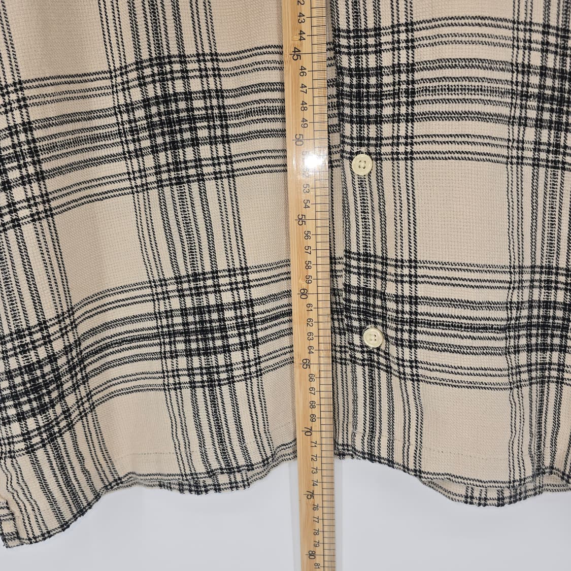 올세인츠 반팔 체크 셔츠 Plaid Organic Cotton 상품이미지3
