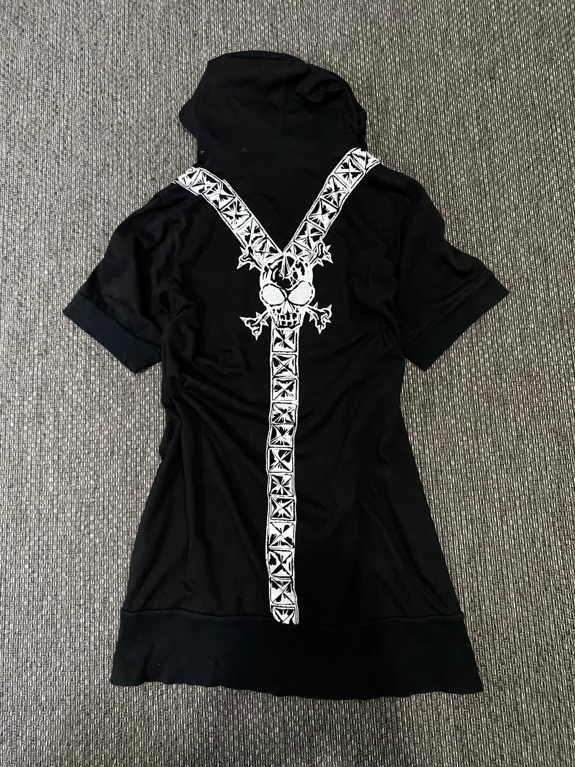 [ALGONQUINS] 스컬 펑크Hoodie 1/2 Tee 상품이미지7
