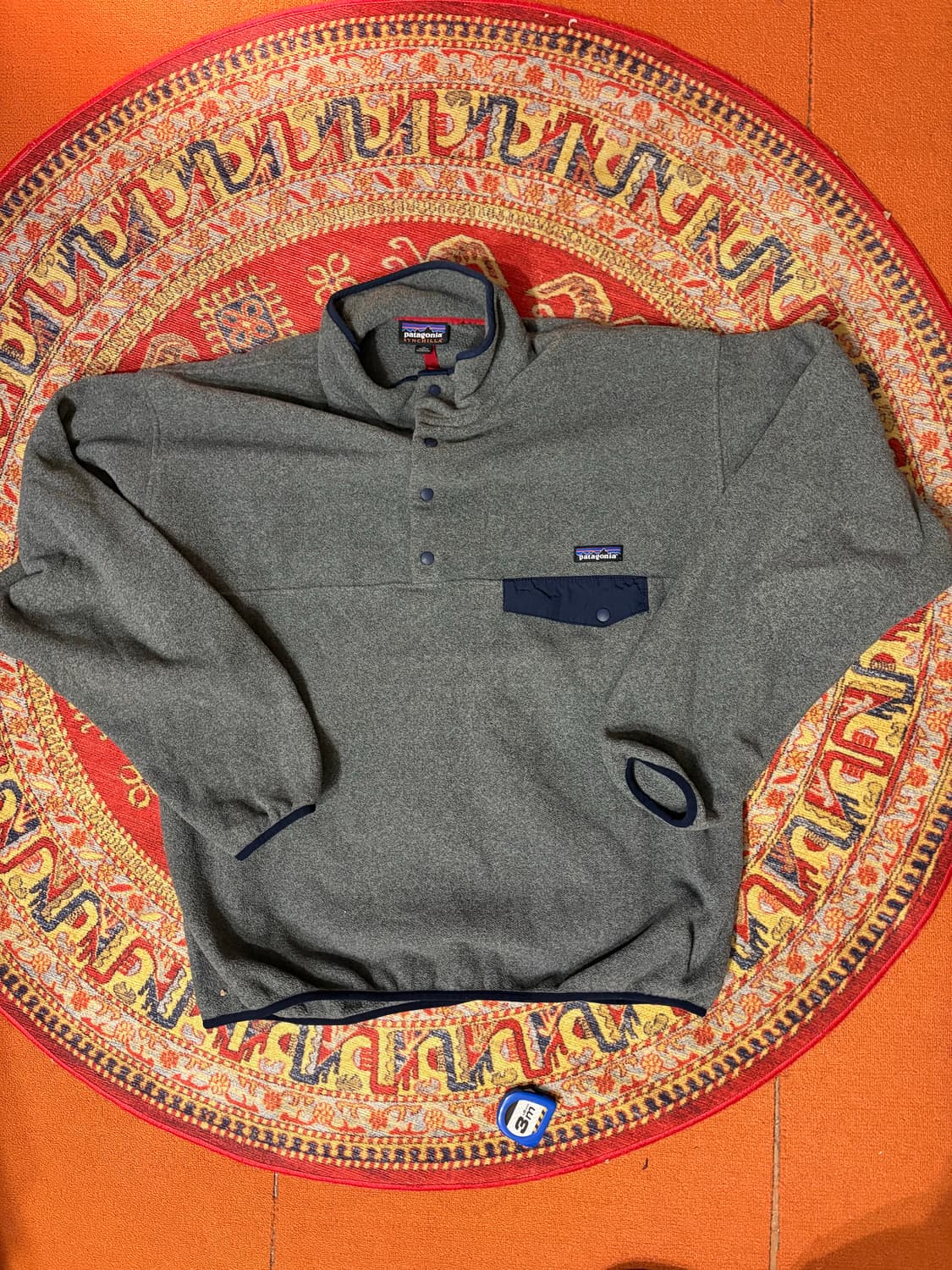 파타고니아 빈티지 그레이 네이비 신칠라 스냅 풀오버 상품이미지1