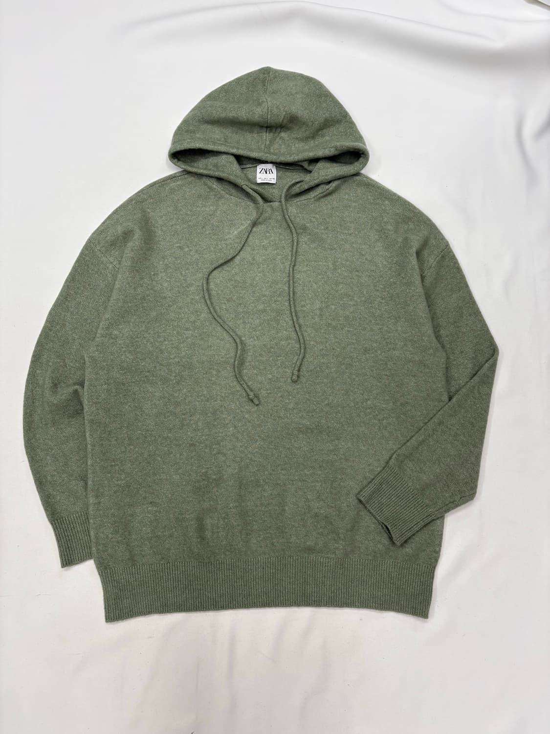 ZARA 자라 올리브카키 울니트 후드   상품이미지2