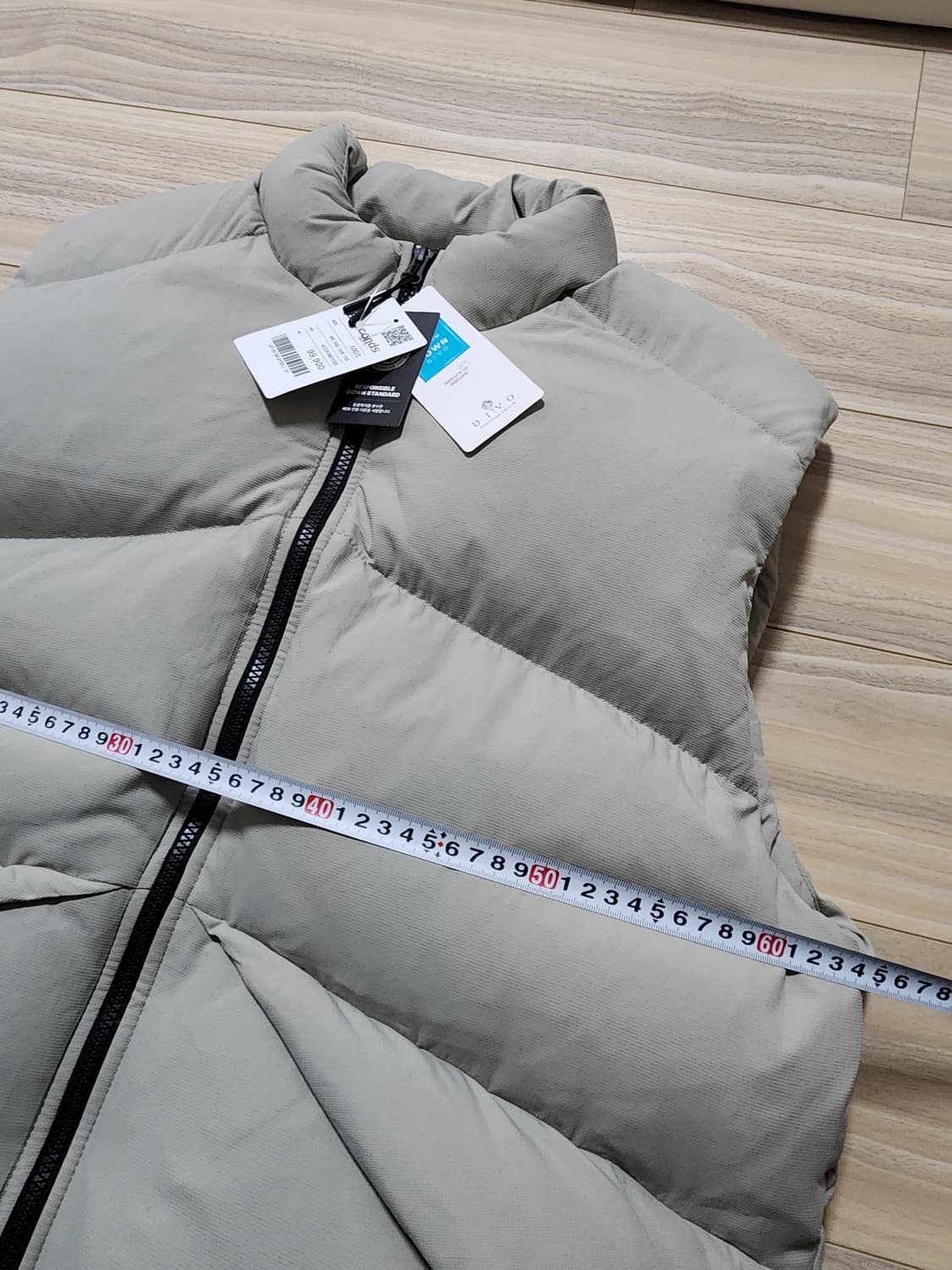 에잇세컨즈덕다운패딩베스트오리털패딩조끼L 상품이미지6