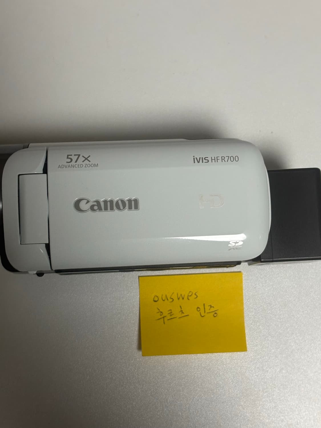 canon hf r700 화이트 상품이미지1