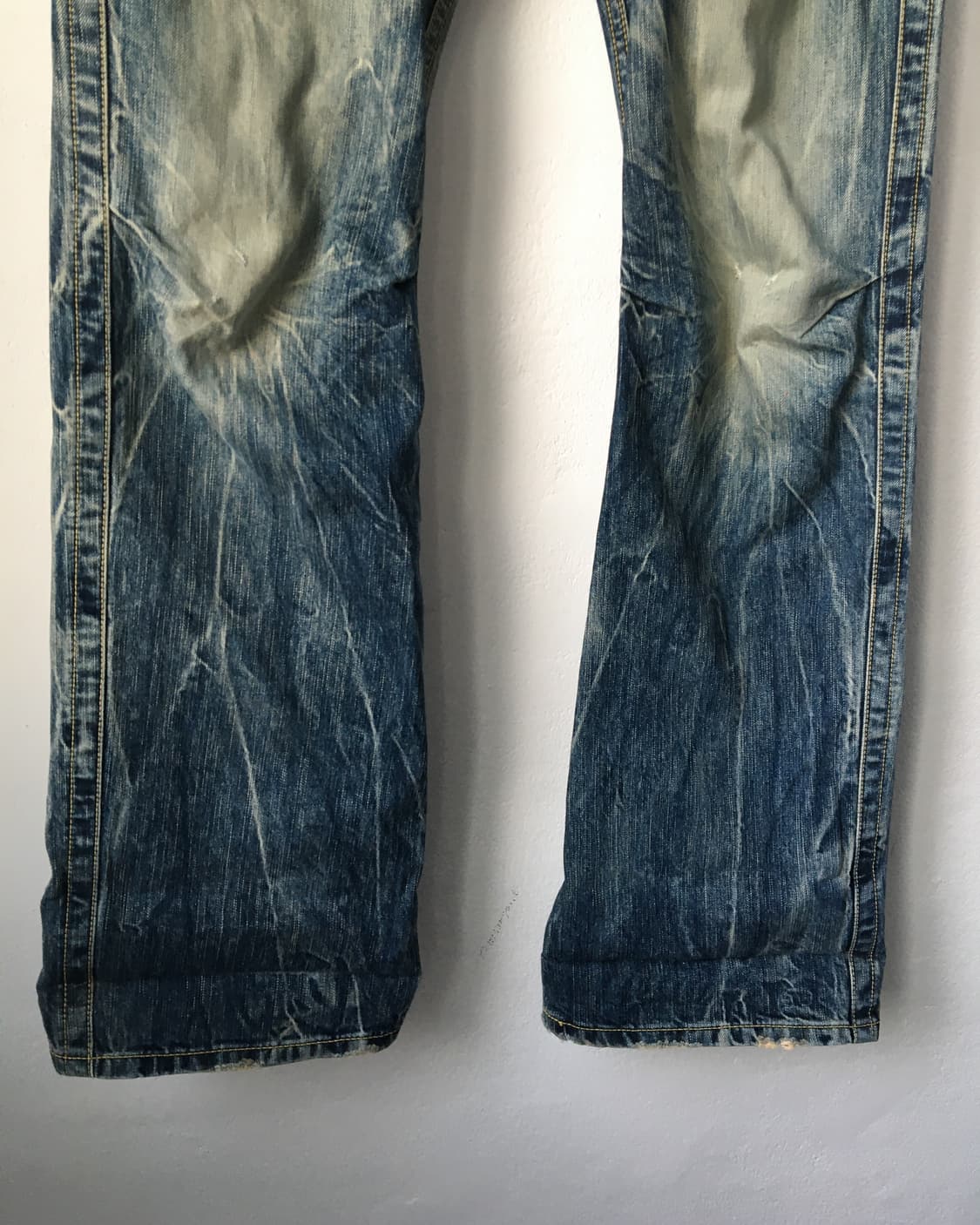 Crack washing denim pants 상품이미지5