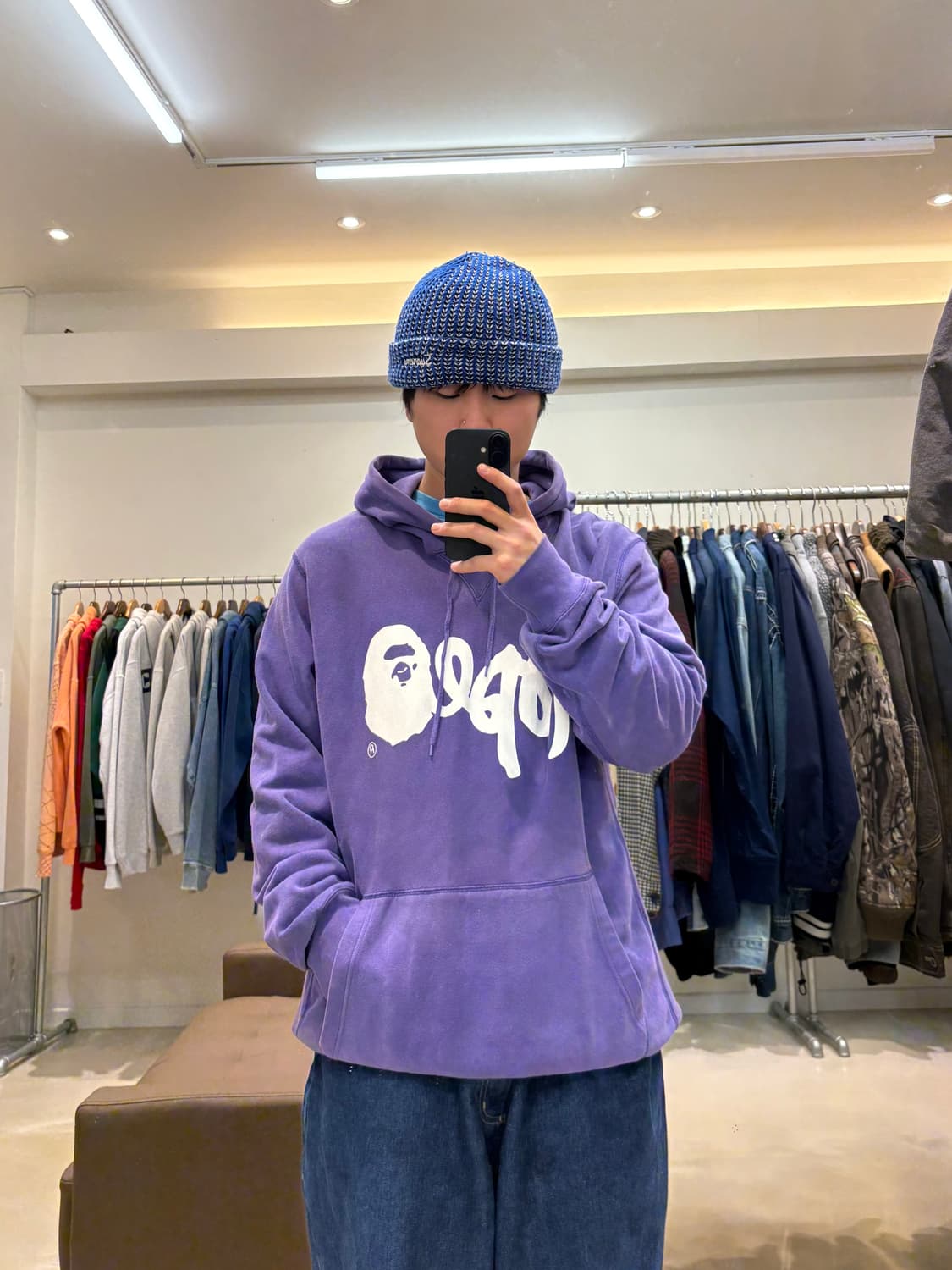 베이프 사루ape 후드 상품이미지8