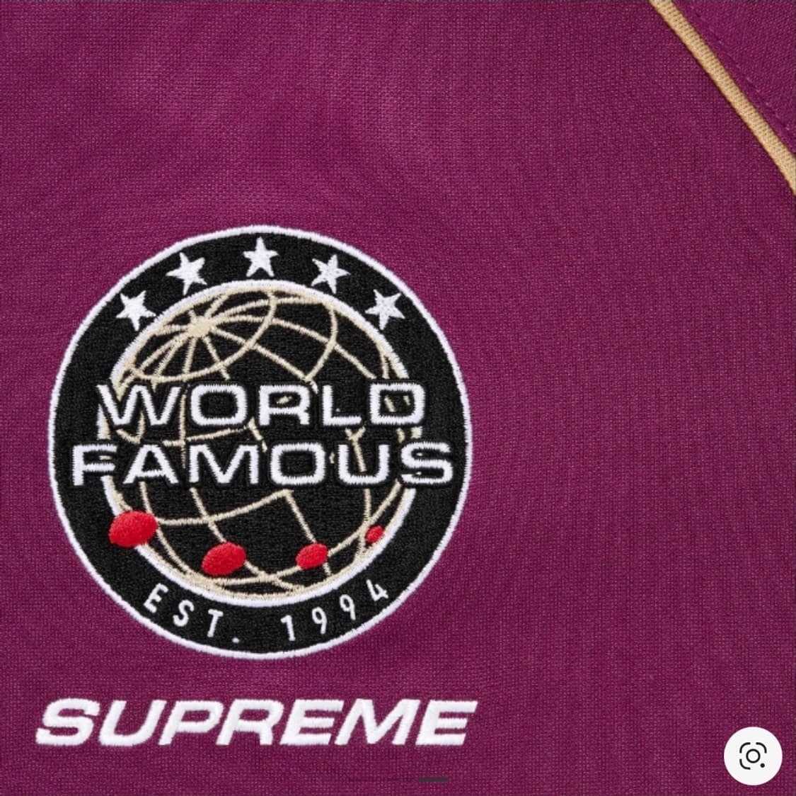 슈프림 파이핑 사커 저지 라즈베리 - 25FW 상품이미지3