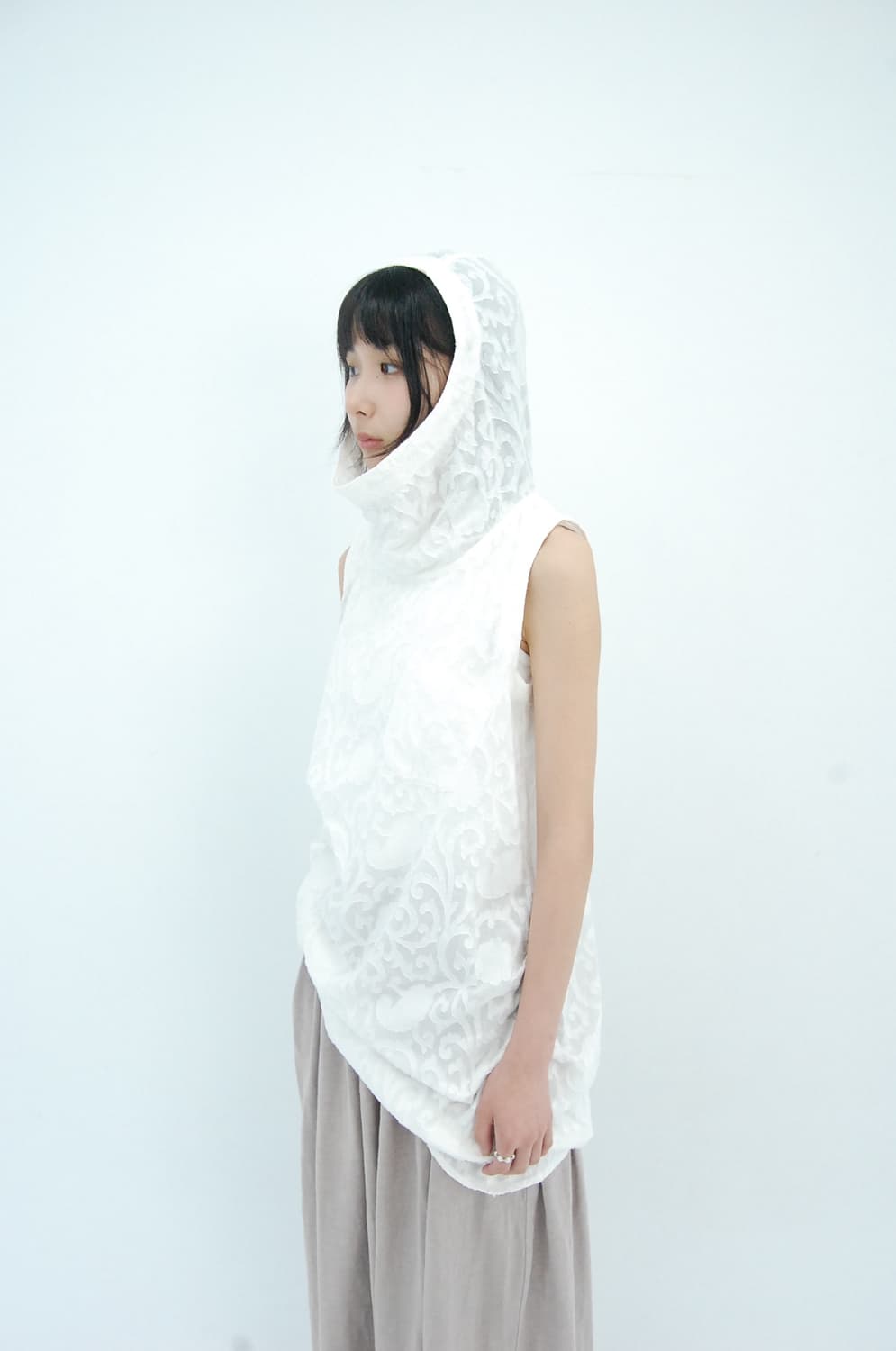 Cest chica bleu Hood sleeveless 상품이미지1