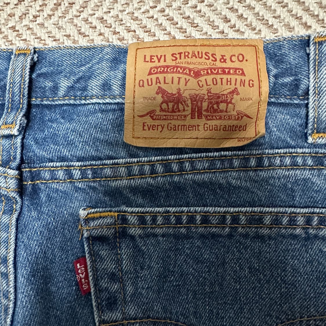 LEVI'S canada made vintage denim pants 상품이미지3
