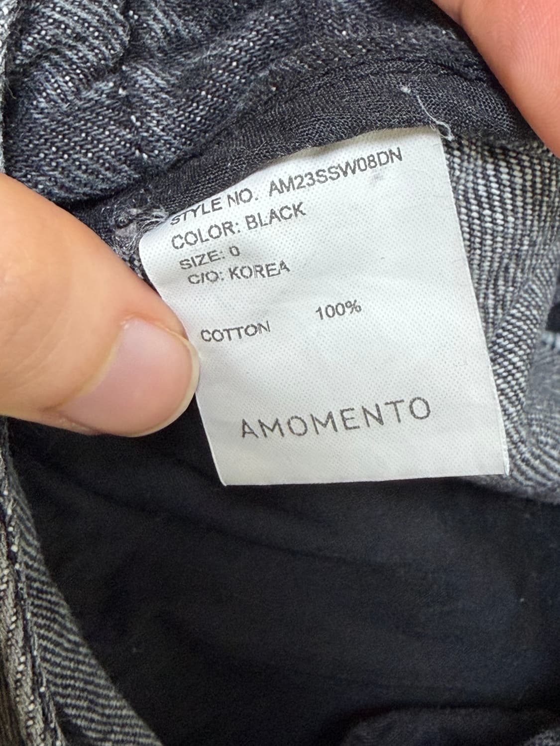 아모멘토 반바지 판매합니다 상품이미지7